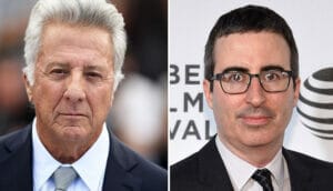 Dustin Hoffman and John Oliver